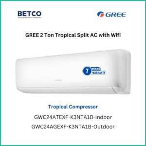 Gree 2 Ton Tropical Split AC with Wifi and Tropical Compressor