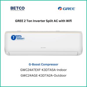 Gree 2 Ton Inverter Split AC with Wi-Fi and G-Boost Compressor – Energy Efficient