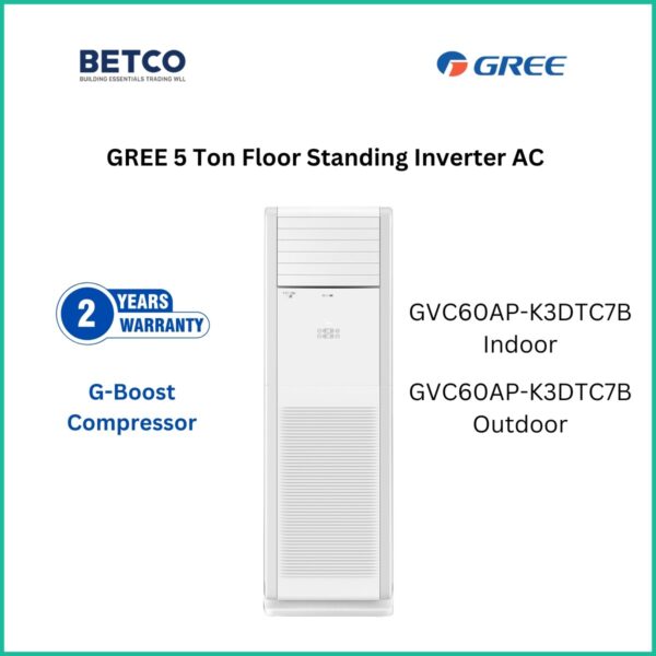 Gree 5 Ton Floor Standing Inverter AC with G-Boost Compressor