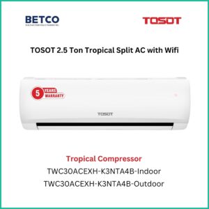 TOSOT 2.5 Ton Tropical Split air conditioner product of betcobh.com in Bahrain