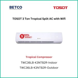 Tosot 3 Ton Tropical Split Air Conditioner with Wifi