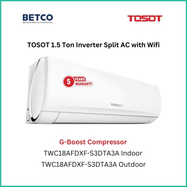 TOSOT 1.5 Ton Inverter Split air conditioner product of betcobh.com in Bahrain