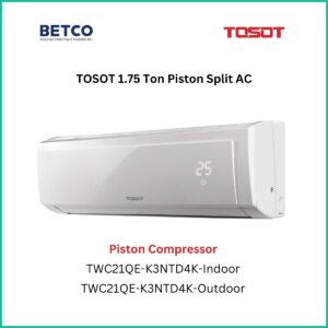 TOSOT 1.75 Ton Piston Split AC with Piston Compressor for Efficient Cooling