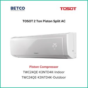 Tosot 2 Ton Piston Split AC with Reliable Piston Compressor for Large Rooms