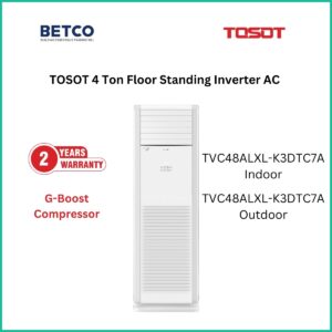 Tosot 4 Ton Floor Standing Inverter AC with G-Boost Compressor - Powerful and Energy-Efficient Cooling Solution